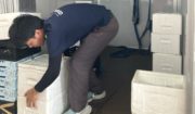 組合員のもとへ商品を届けるために。宗像支所で配達に同乗しました