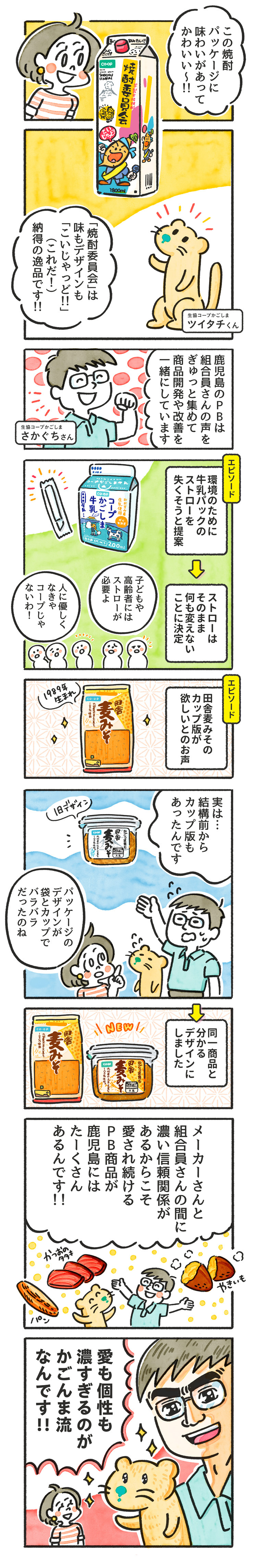 201. 生協コープかごしまのPB商品
