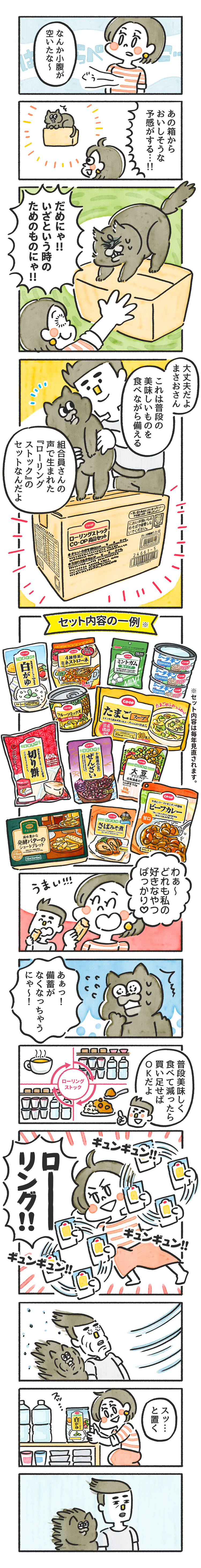 208. 非常食をローリングストック